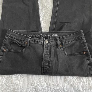 Old Navy Charcoal Denim button fly Jeans